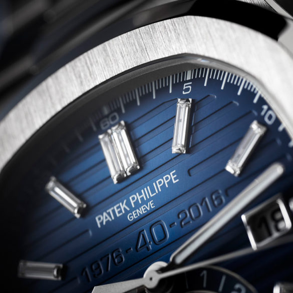 Patek Philippe Nautilus Chronograph Ref. 5976/1G 40th Anniversary detail 1